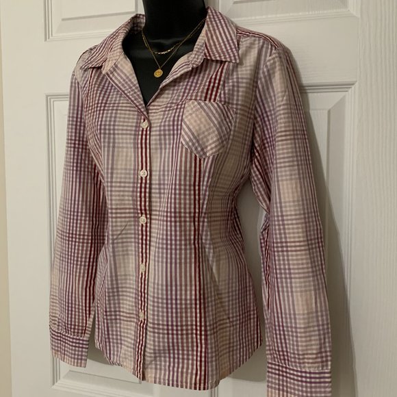 Women´s Sonoma Life + Style Pink Button Down Shirt - Picture 16 of 16